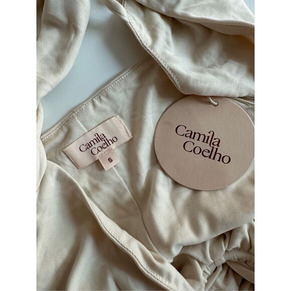 Camila Coelho Yasmeen Midi Dress in Beige - Picture 10 of 10